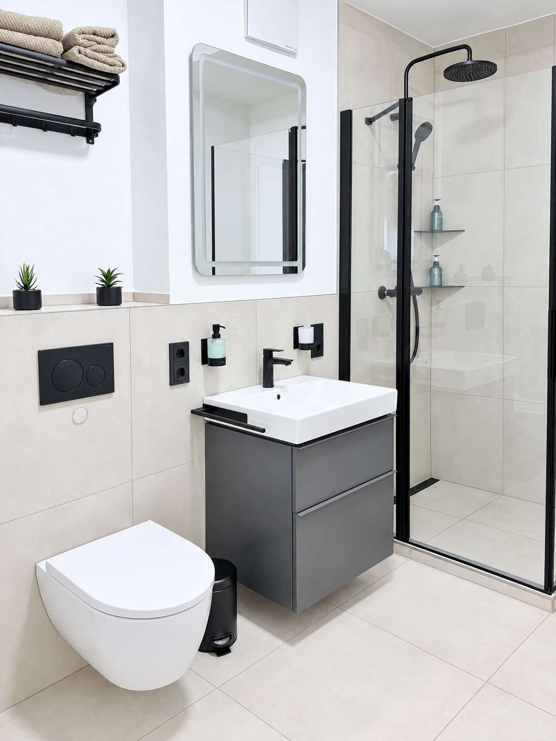 Apartmenthaus am Park · Ap. 1 – Bathroom