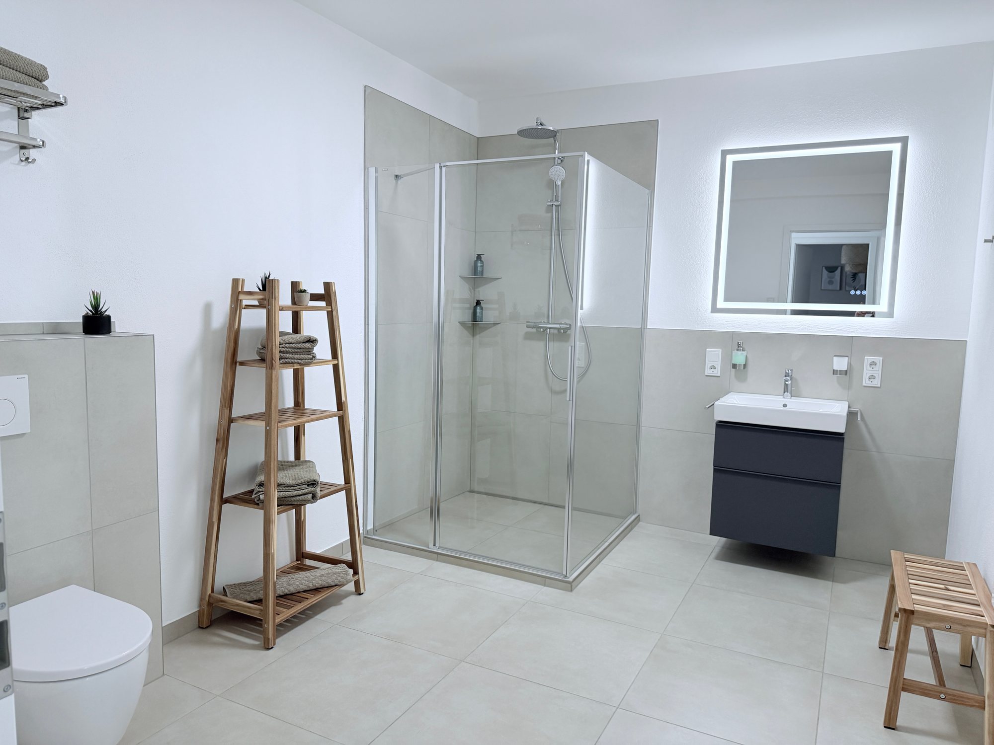 Apartmenthaus am Park · Ap. 2 – Salle de bain