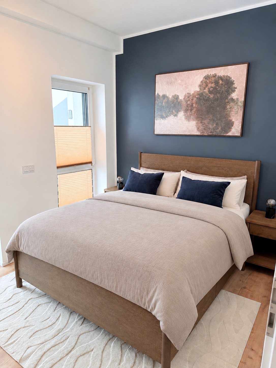 Apartment 3 Kordel – Schlafzimmer mit Doppelbett