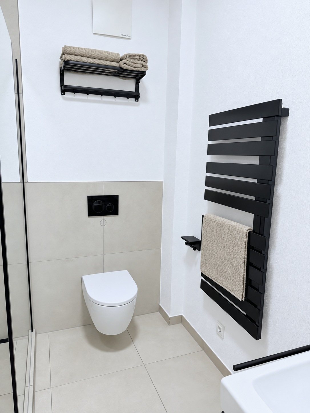 Apartment 3 Kordel – WC mit Handtuchheizkörper
